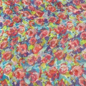 Floral scarf 26 inches by 70 inches